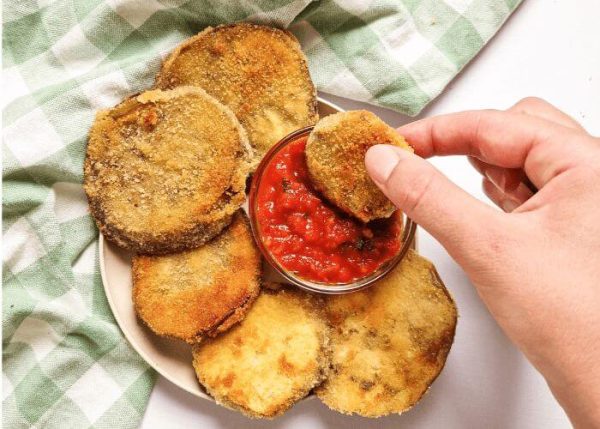 Aubergines panées