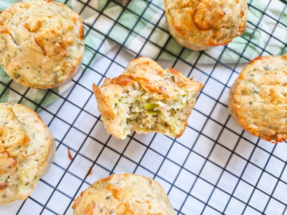 Muffins au brocoli pour les enfants