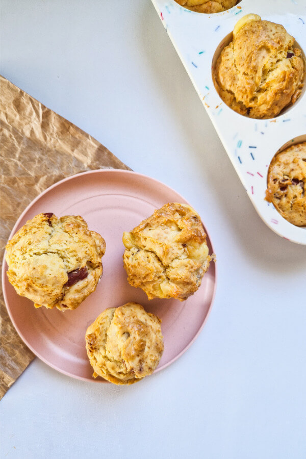 muffins salés jambon fromage