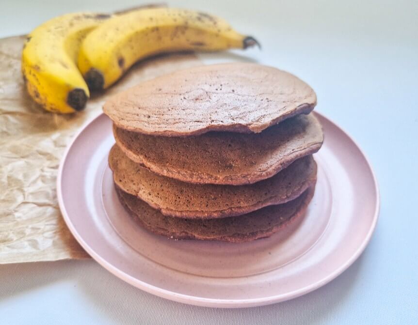 pancakes chocolat banane