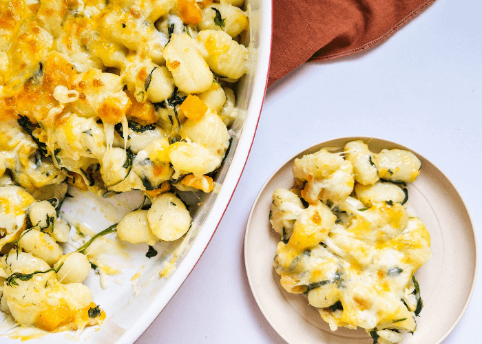 Gratin de gnocchi aux légumes