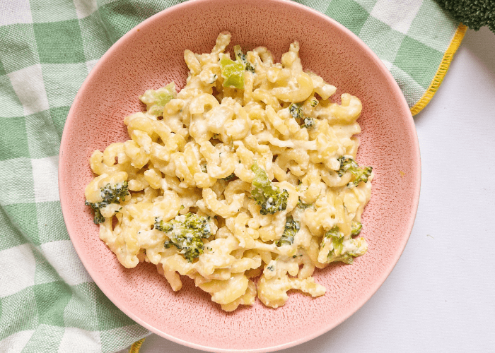 mac and cheese au brocoli pour enfants