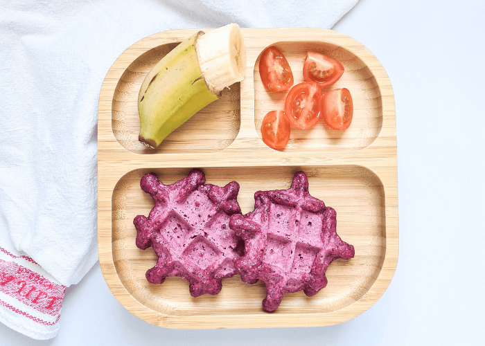 Gaufres à la betterave pour les bébés