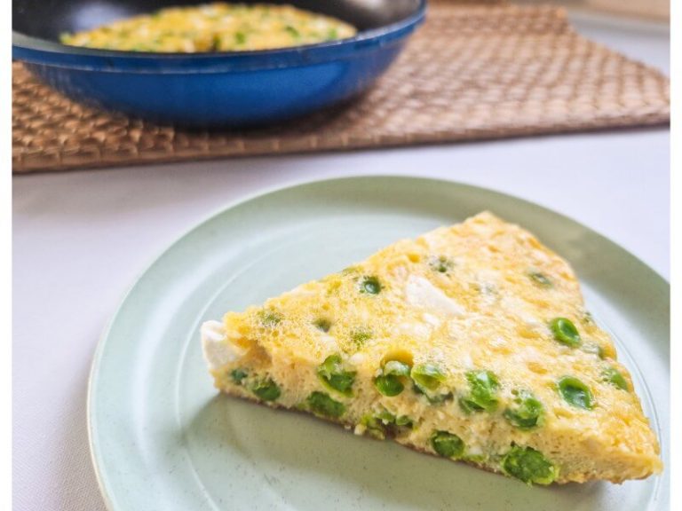Frittata aux petits pois