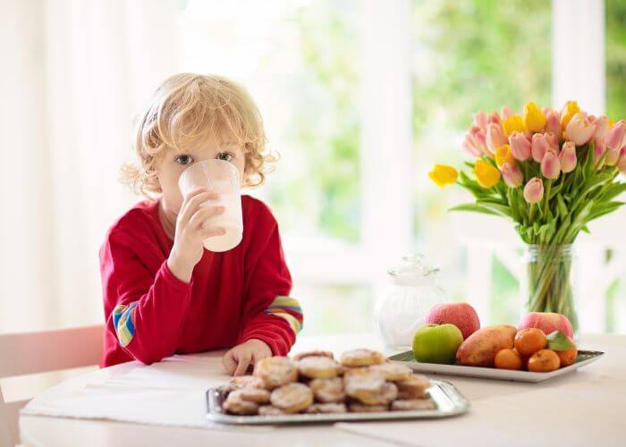 Petit déjeuner équilibré pour enfant
