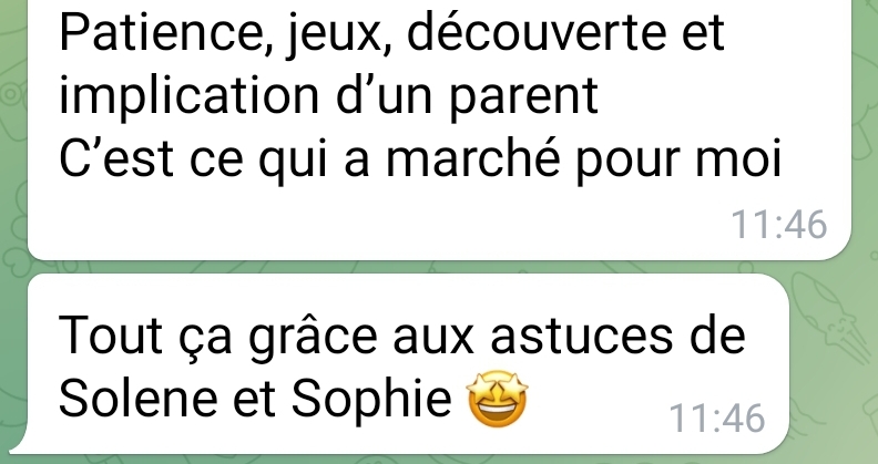 Abonnement solutions néophobie alimentaire - retour