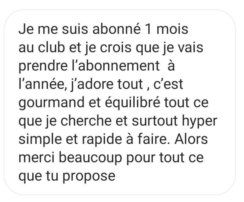 Abonnement solutions néophobie alimentaire - retour