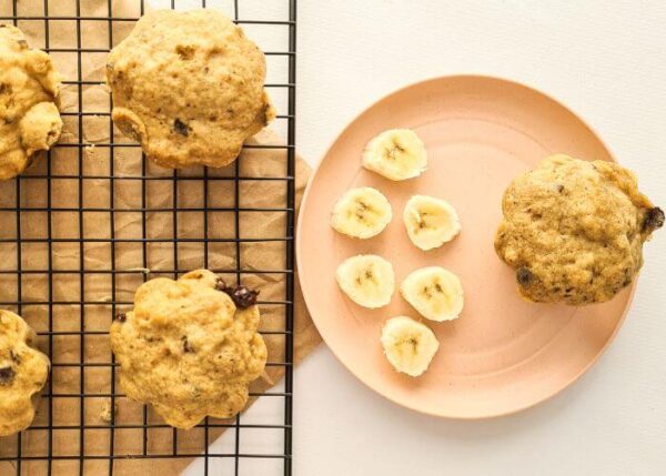Muffins banane cacahuète pour les enfants