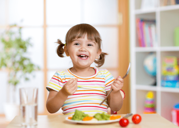 Quantité nourriture enfant
