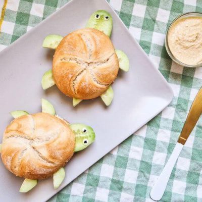 sandwich-tortue Recette pour enfant - sandwich tortue
